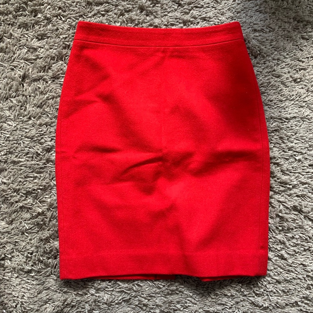 J crew// wool skirt size 0 - Picture 6 of 8